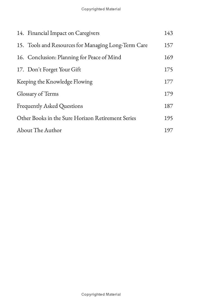 Long Term Care Essentials: A Practical Guide to Long-Term Care Planning, Financial Protection, and Caring for Aging Parents (Sure Horizon Retirement Series)