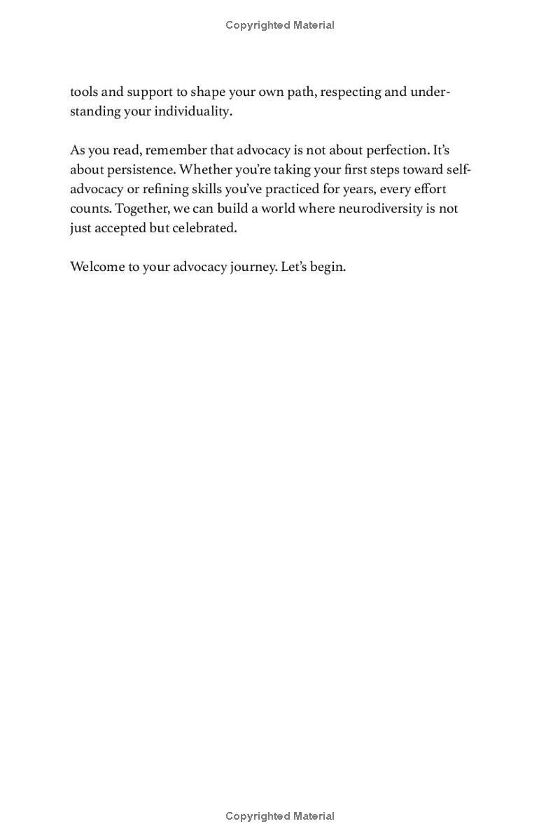 Self-Advocacy for Neurodivergent Individuals: Building self-confidence, communication skills, and tools for navigating various life situations ... Strategies for Embracing Neurodiversity)