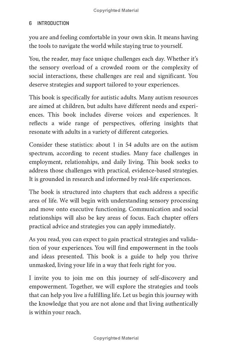 Living with Adult Autism: Practical Tools for Executive Functioning, Sensory Overload, and Better Communication, so You Can Thrive Unmasked