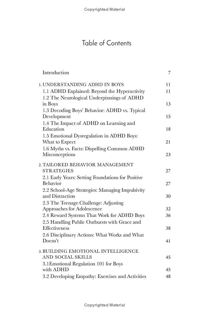 A Guide To Parenting Boys With ADHD: Nurturing Growth, Building Stronger Families, and Fostering Success for Lifelong Transformation