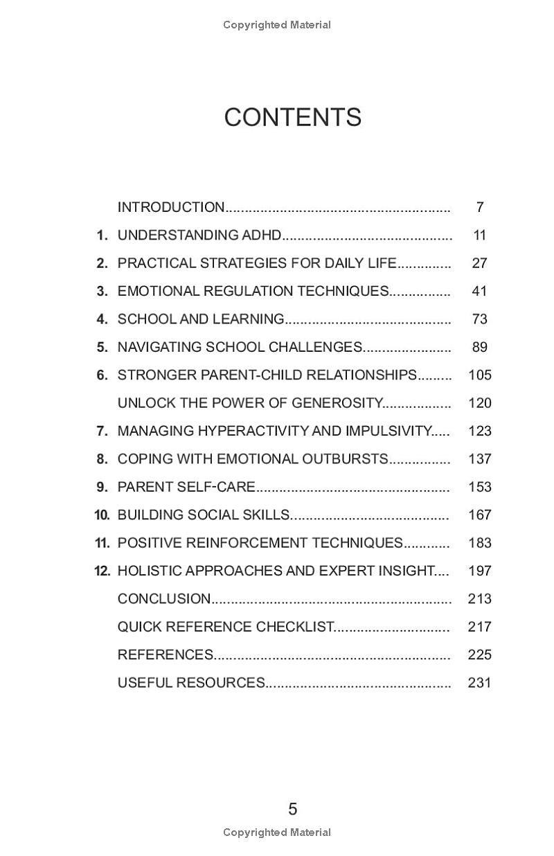 PARENTING ADHD KIDS: 100 PARENT PROVEN TECHNIQUES FOR TACKLING LACK OF FOCUS, HYPERACTIVITY, IMPULSIVITY, EMOTIONAL REGULATION AND INTERRUPTED SLEEP TO HELP YOUR CHILD THRIVE AT HOME AND AT SCHOOL