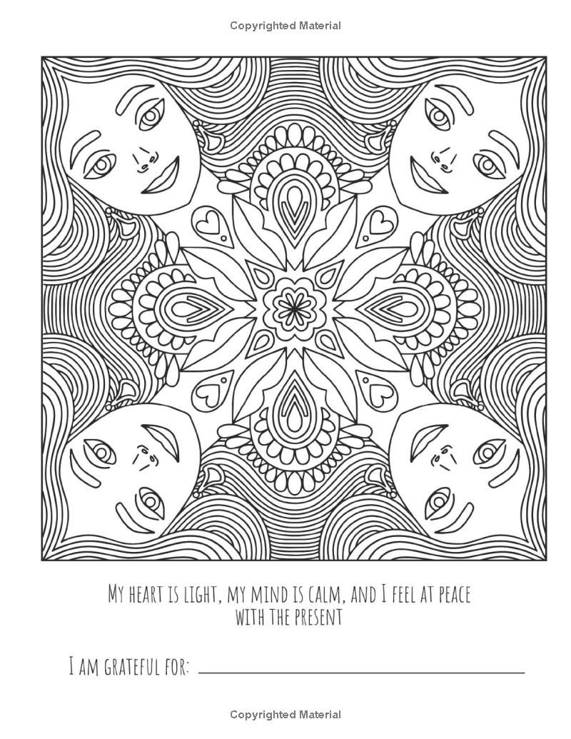 Relaxing Mandala Coloring Book for Adults: 100 magical mandalas to color, featuring intricate patterns, animal designs, and floral motives, ... and a space for gratitude reflection