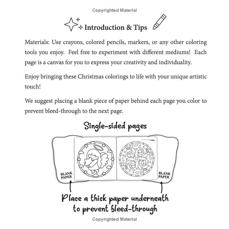 My Christmas Mandalas: A Bold & Beautiful Christmas Coloring Book