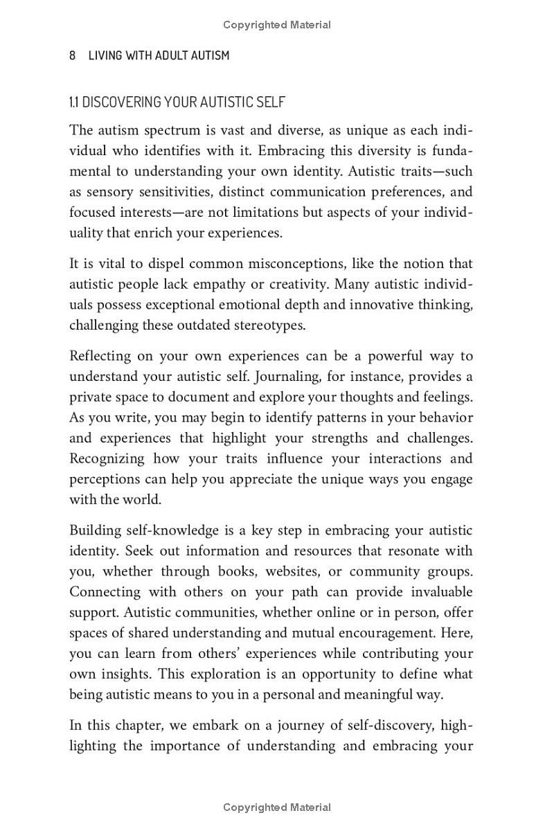 Living with Adult Autism: Practical Tools for Executive Functioning, Sensory Overload, and Better Communication, so You Can Thrive Unmasked