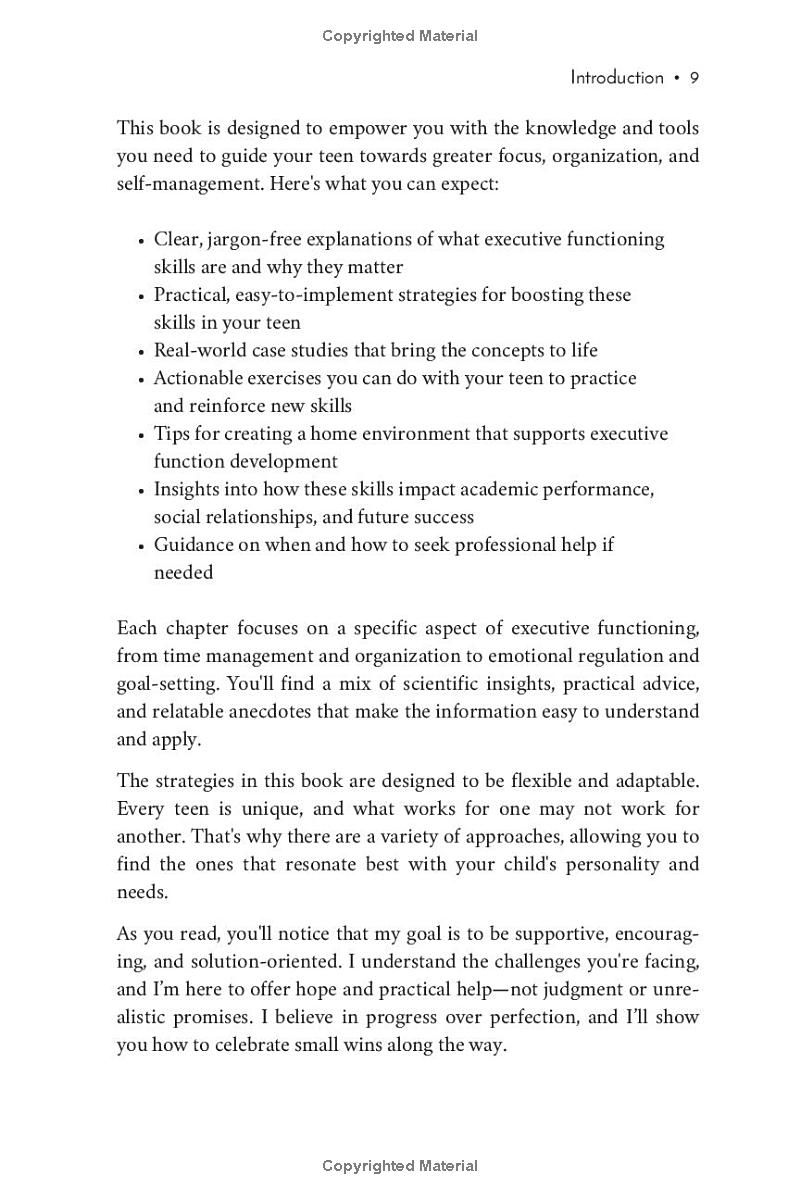 Executive Functioning Skills for Teens: A Parents Guide to Empower Teens to Improve Focus, Get Organized, Set Priorities, and Gain Fundamental Life Skills