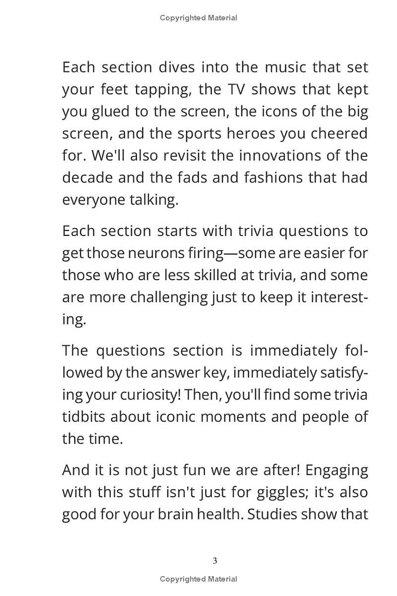 1950s Trivia for Seniors: Large Print, Memory-Boosting Fun, and Timeless Topics to Keep You Engaged and Connected with Loved Ones