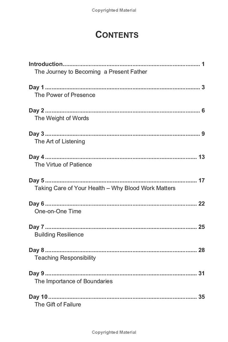 The Present Dad: 31 Days to Becoming the Father Your Kids Need