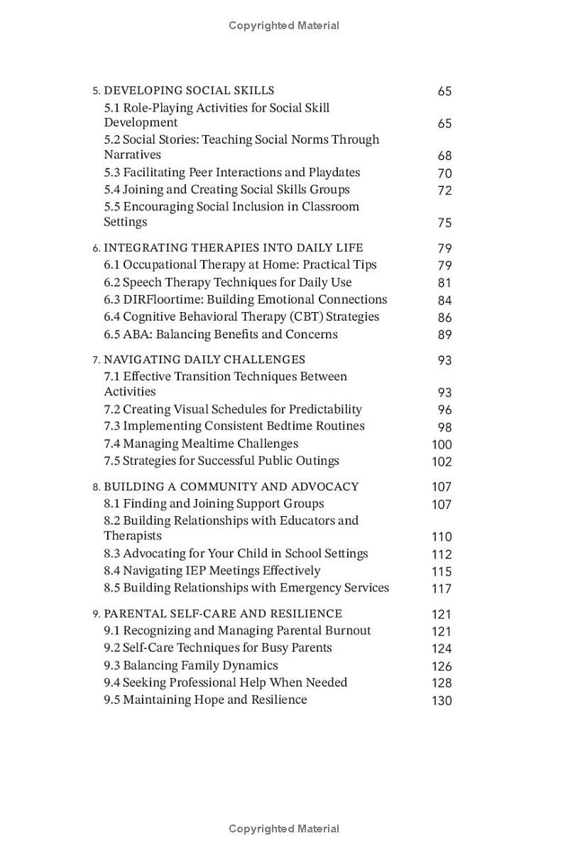 Parenting Children with Autism Unlocked: Simple techniques for behavior management, Alternatives for Sensory sensitivity, and Enhanced social skills to reach their full potential