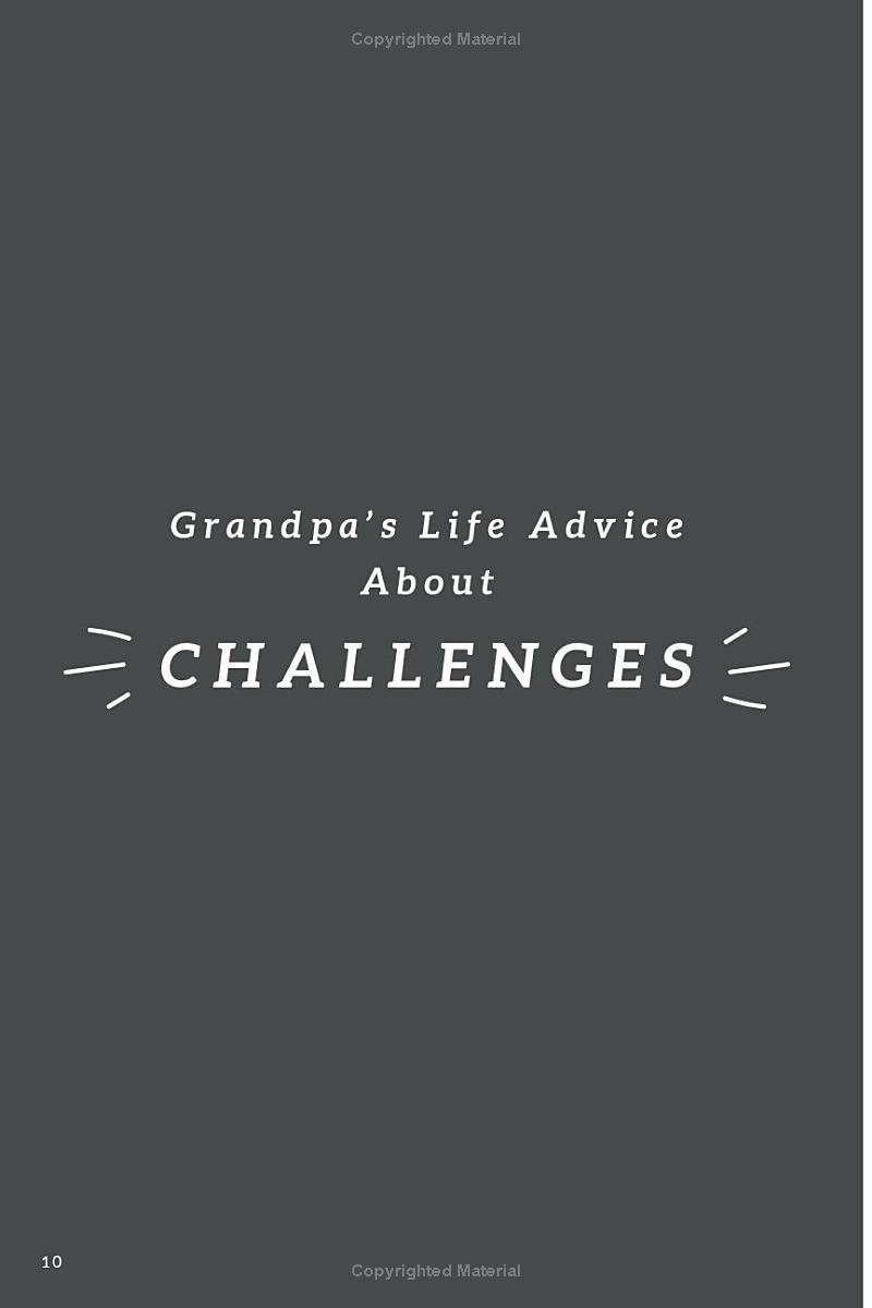 Life Lessons from Grandpa: A Keepsake Journal: Tips, Wisdom, and Advice to Pass Down to Your Grandchildren (Dads Survival Guide)