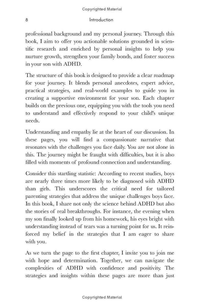 A Guide To Parenting Boys With ADHD: Nurturing Growth, Building Stronger Families, and Fostering Success for Lifelong Transformation