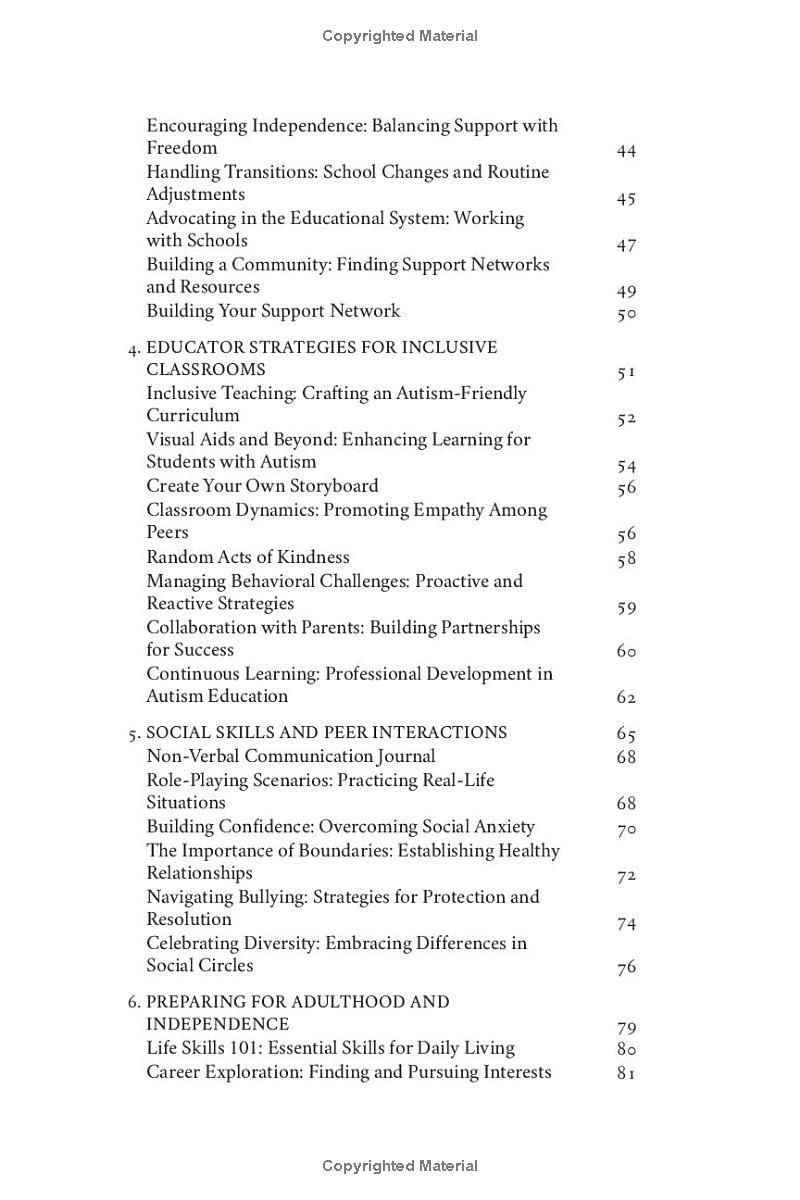 Teen Autism Essentials: A Step-By-Step Path to Navigating Adolescence and Emotional Growth, Parent and Educator Support, and Preparation for Adulthood and Independence