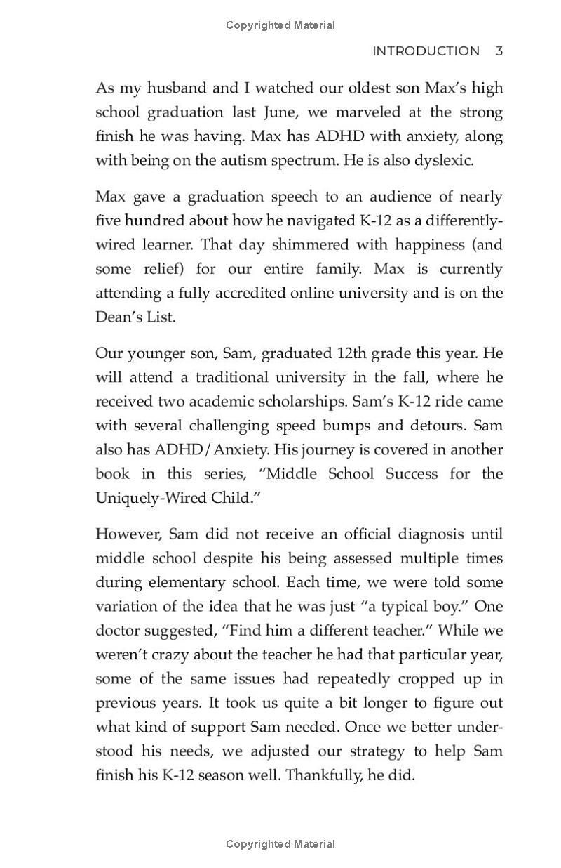 Elementary School Success for the Uniquely-Wired Child: The Busy Parent’s Guide to Helping Students Achieve Their Personal Best (Student Success Series)