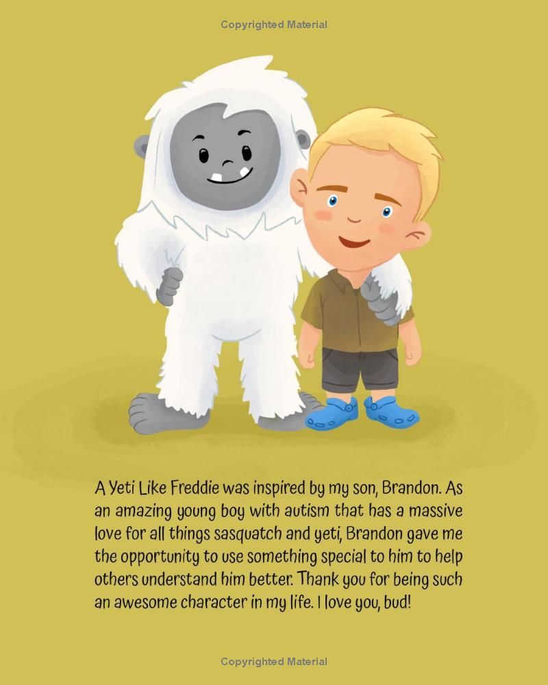 A Yeti Like Freddie: Talking to Kids About Autism