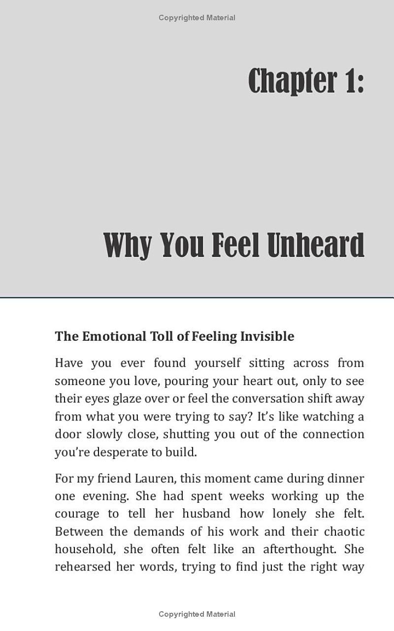 How to Make Him Finally Listen and Save Your Relationship: For Exhausted Women Ready to Be Heard, Loved, and Understood Again