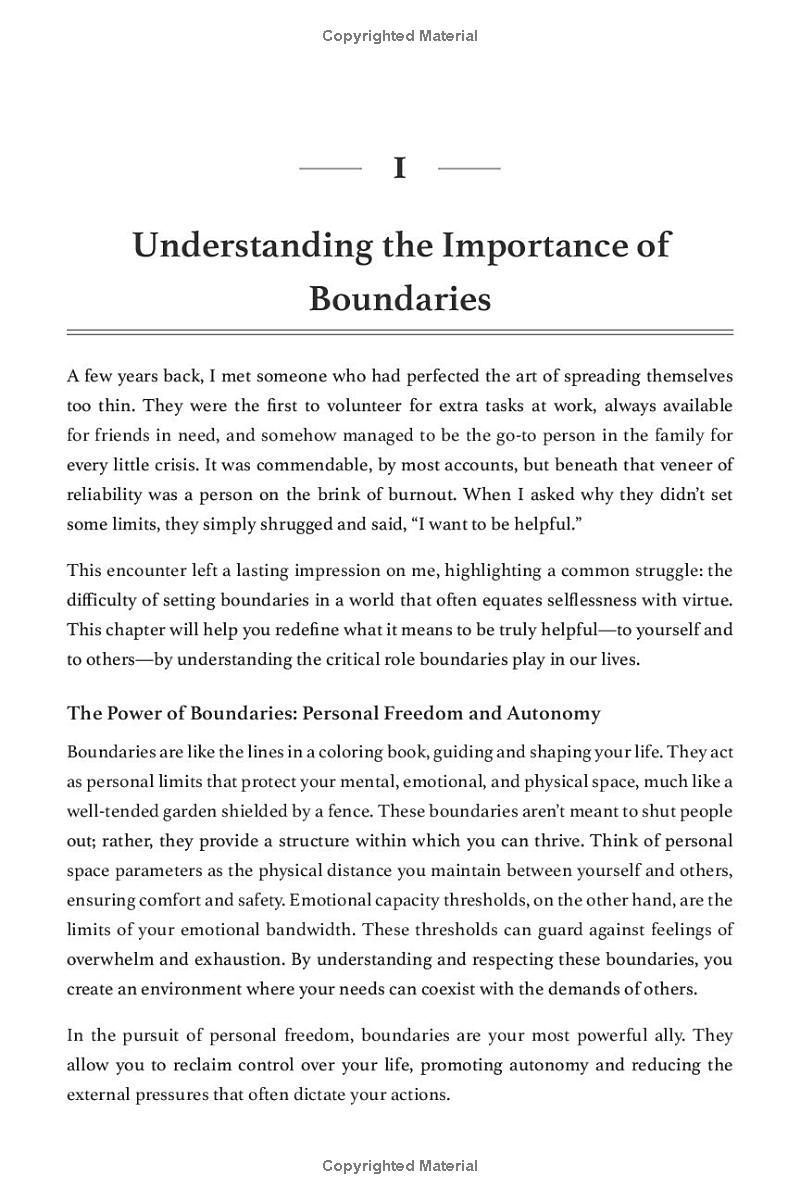 The Essentials of Setting Boundaries: Practical Guide to Personal Empowerment, Effective Communication, Develop Emotional Resilience, and Build Healthy Relationships with Confidence