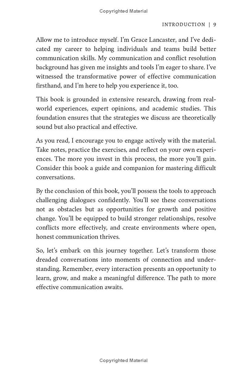 Difficult Conversation Solutions: Simple Techniques to Transform Tough Talks, Actively Listen, Manage Emotions, and Turn any Conflict into Win-Win