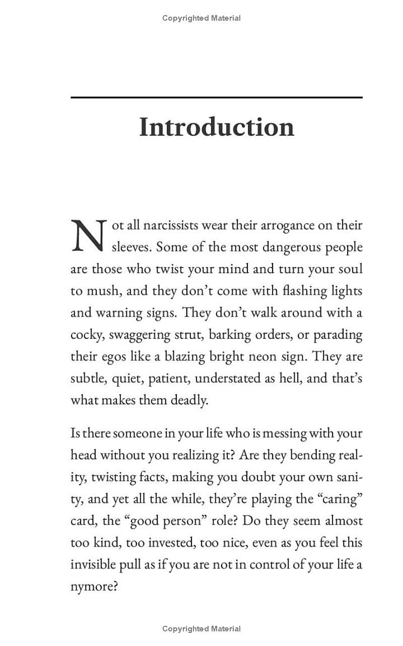 The Covert Narcissist: Reclaim Your Emotional Freedom with 21+ Vital Steps to Escape Abuse, Manipulation, and Toxic Control (Narcissism)