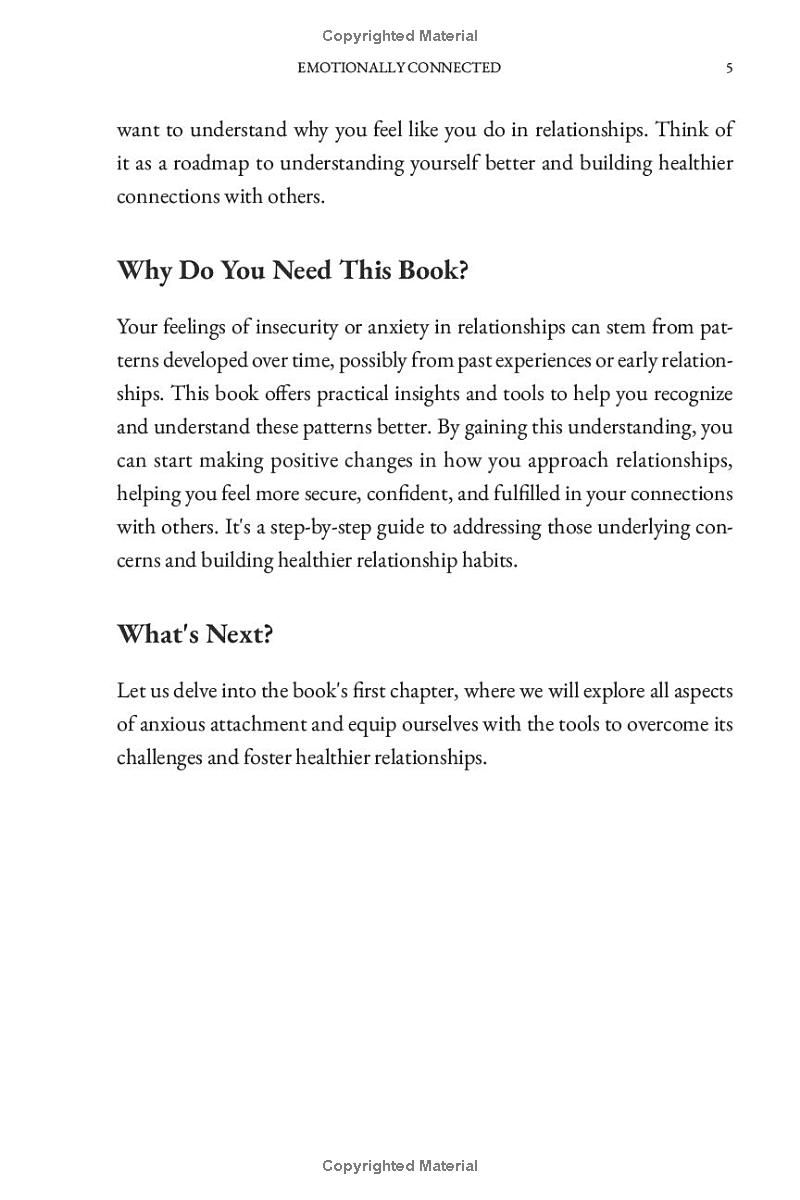 Emotionally Connected: A Guide to Recovering from Anxious, Avoidant Attachment Styles and Enhancing Emotional Intelligence for Stronger Connections (Fostering Personal Development)