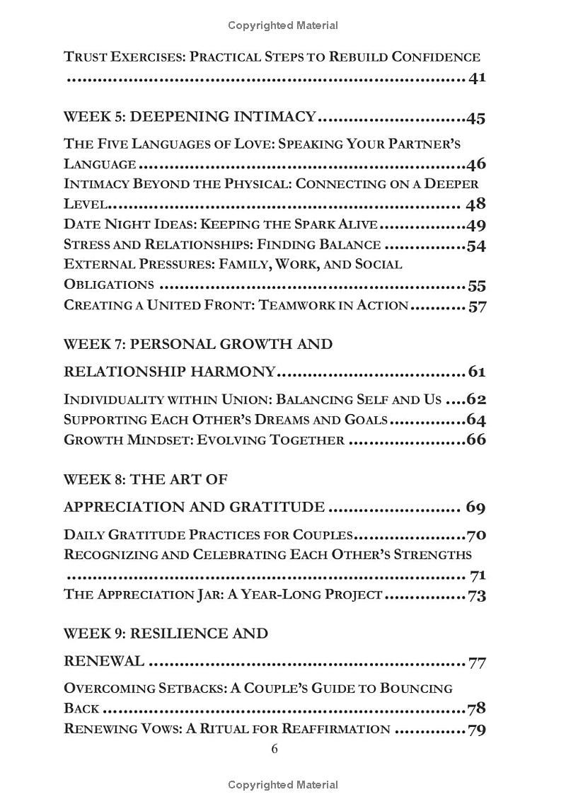 COUPLES THERAPY WORKBOOK: Create A Stable And Lasting Relationship By Improving Emotional Intimacy, Trust, And Communication With Proven Strategies That Show Results In Just 5 Weeks