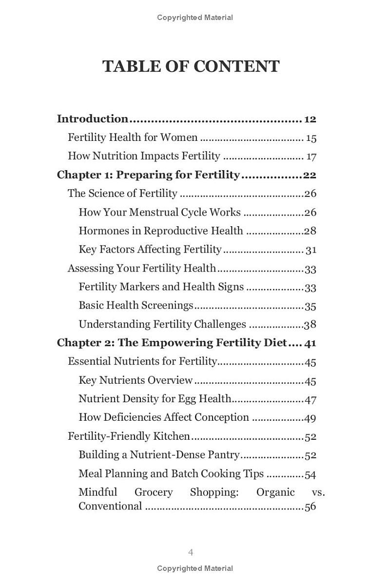 The Natural Nutrition for Fertility Encyclopedia: A Comprehensive Guide for Women Over 30 to Prepare for Pregnacy with Optimal Food and Health-Forward Habits. Experience a Stress Free Conception.