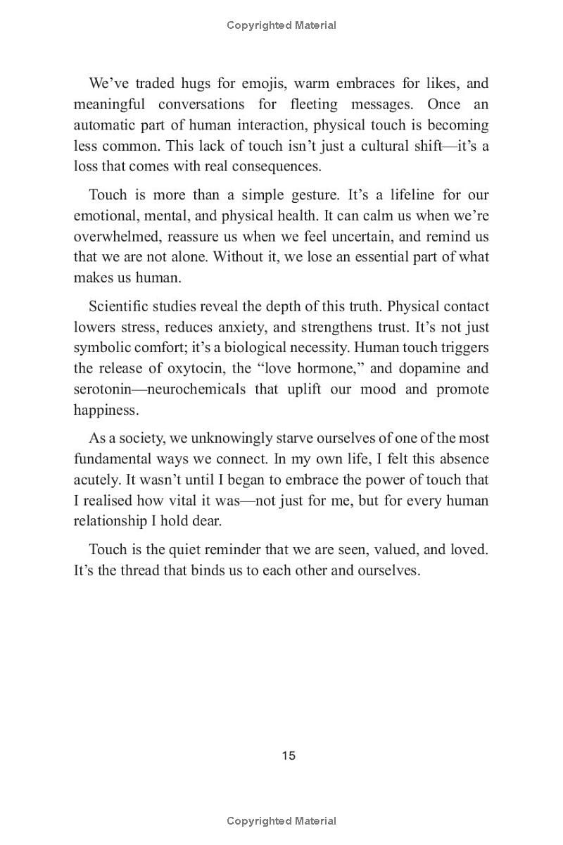 TOUCH: The Naked Truth: The Healing Power of Skin-to-Skin Connection Across Life’s Relationships. Emotional bonding, physical connection, relationship healing. The human touch phenomenon.