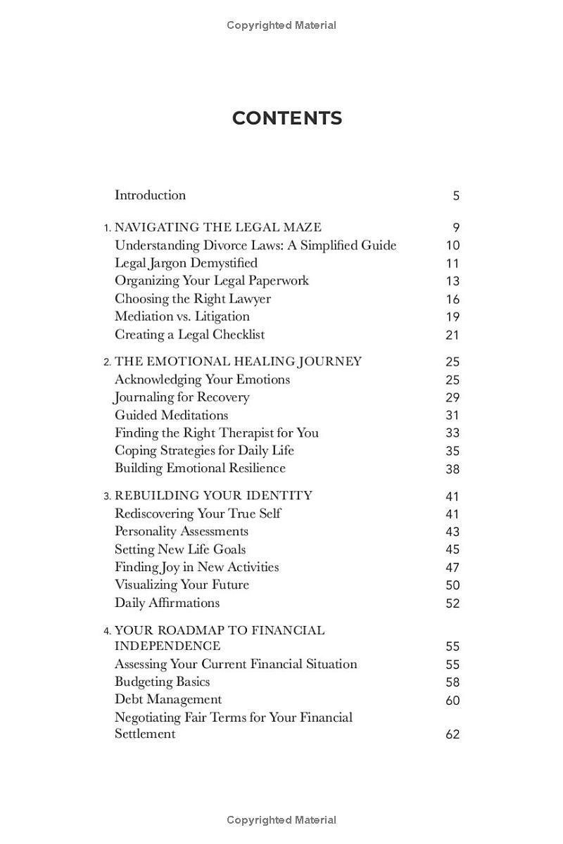 Understanding Divorce: Proven Techniques to Heal Emotionally, Find Purpose, Strengthen Inner Resilience and Gain Clarity for Confidence in Life