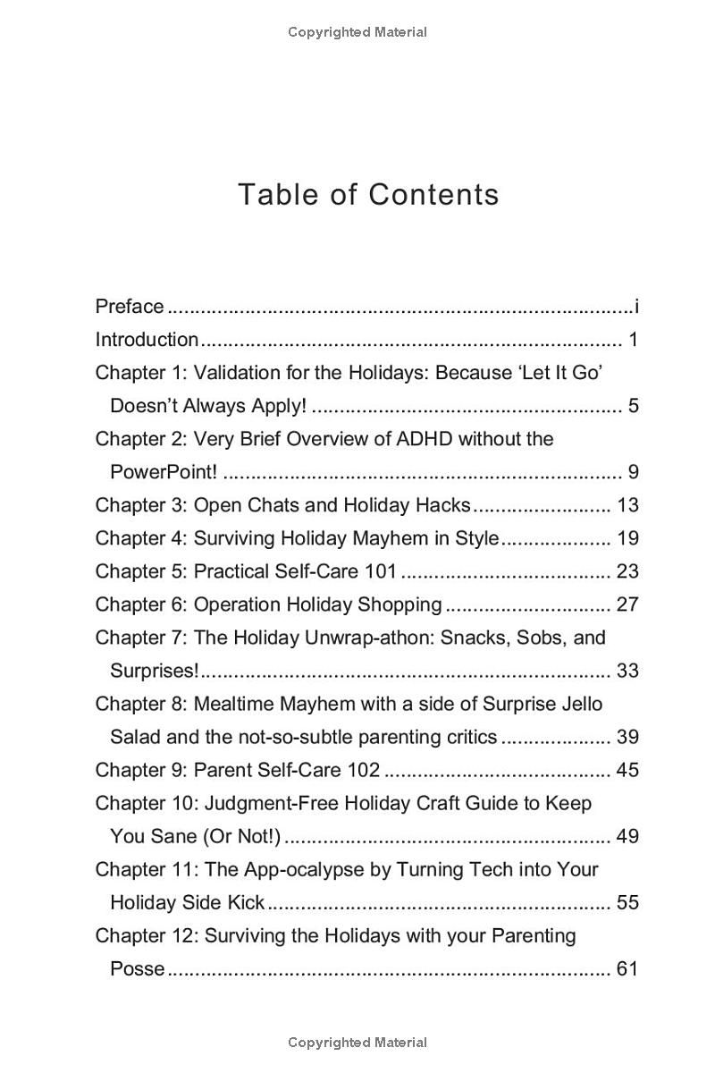 The Ultimate Holiday Survival Guide for Parents--ADHD Style: Your judgment-free guide to turn chaos into calm, survive holiday casseroles and critics, and recharge your battery like a pro!