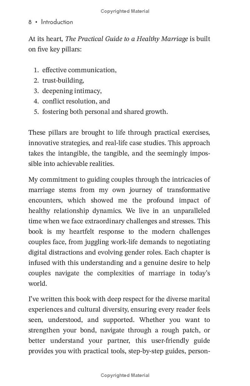 The Practical Guide To A Healthy Marriage: Step-by-Step Strategies for Lasting Happiness Through Effective Communication, Trust-Building Exercises, and Self-Care Practices