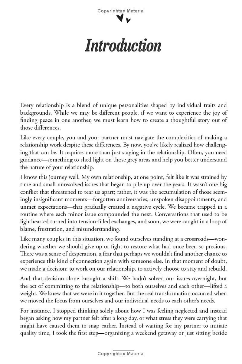Relationship Therapy for Couples Workbook & Guide: Emotionally Focused Therapy Activities & Guided Conversations Proven To Resolve Conflicts, Grow Stronger, More Connected & In Love Than Ever Before