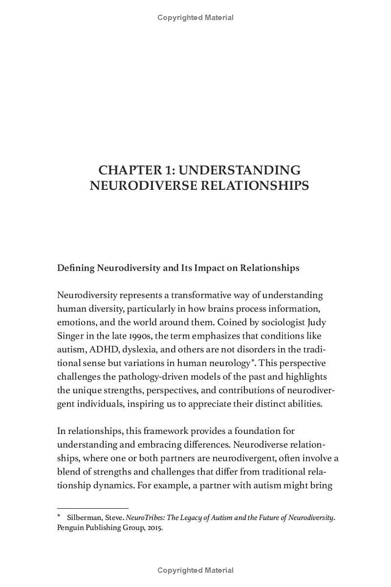 Neurodiverse Relationships: Thriving Together: A Workbook for Neurodivergent Individuals and Their Partners, Focused on Communication and ... Strategies for Embracing Neurodiversity)