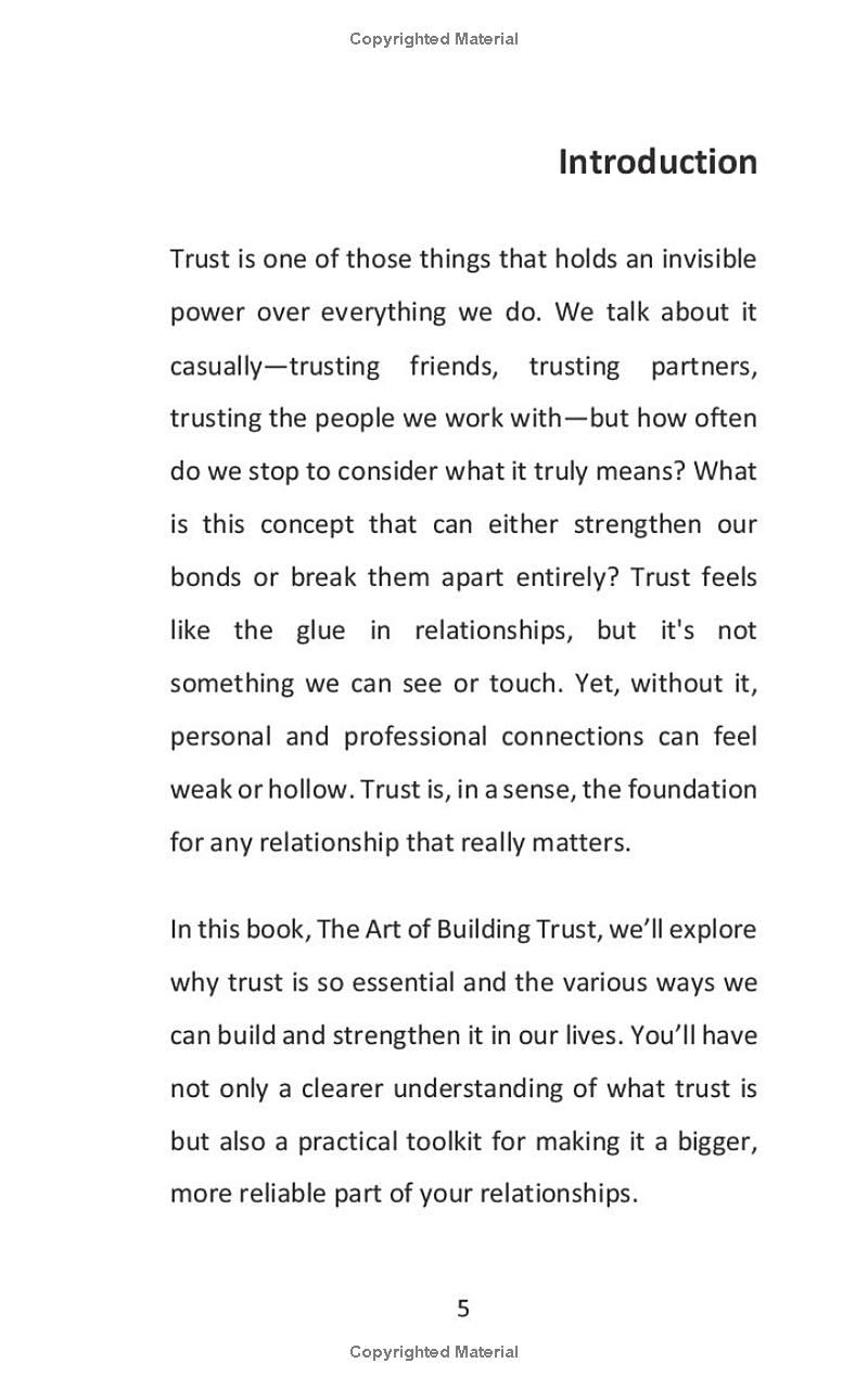 The Art of Building Trust: Improve Listening Skills, Enhance Communication, Inspire Growth, and Strengthen Your Relationships with Trust. (The Art of Living)