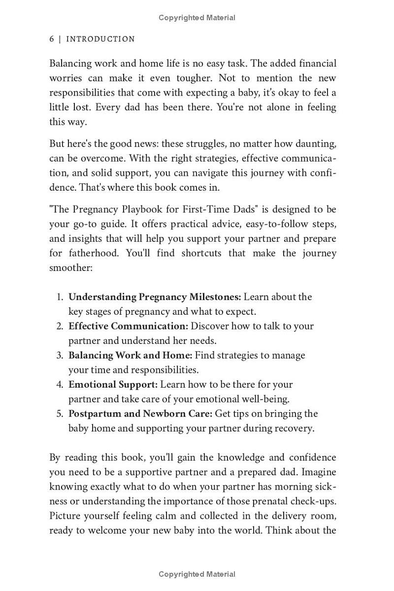 The Pregnancy Playbook for First-Time Dads: A Fool-Proof Guide to Support Your Partner, Nurture Baby’s Growth, and Become a Confident Parent