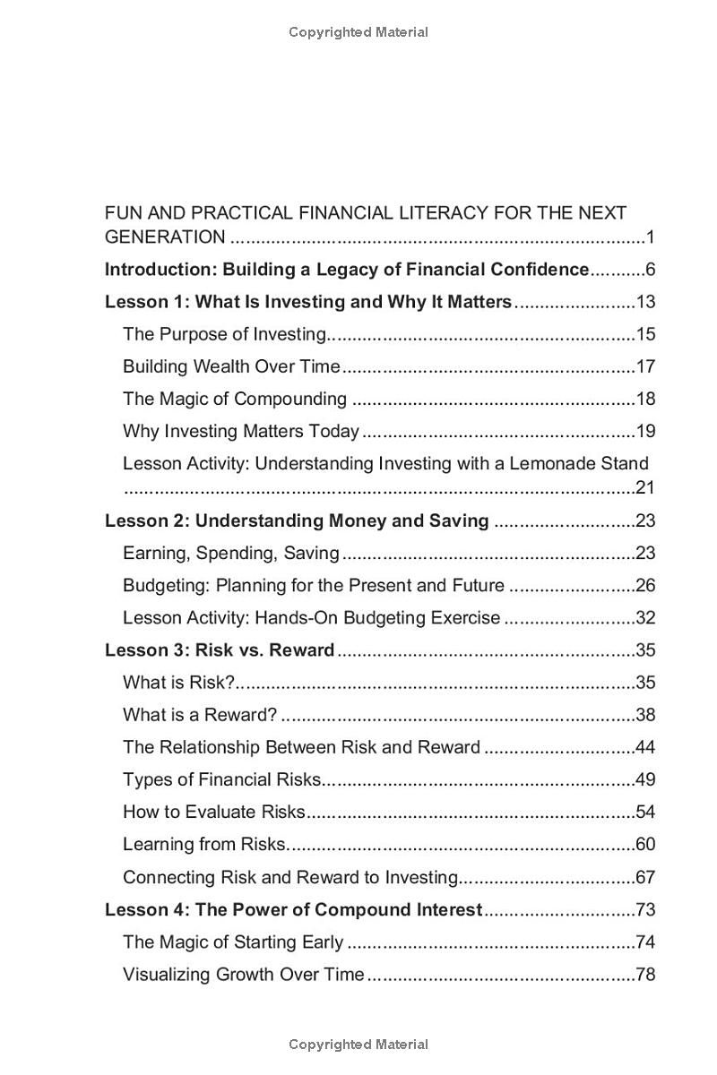 Teach Your Kids Investing in 10 Easy Lessons: Fun and Practical Financial Literacy for the Next Generation