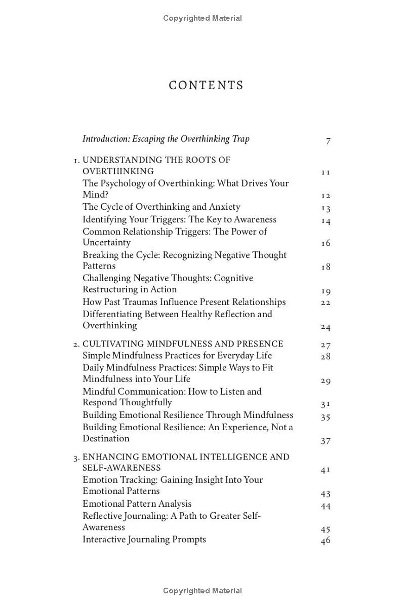 How to Stop Overthinking in Relationships: Proven Strategies and Techniques to Quiet the Mind, Enhance Communication, and Build Deep, Trusting Connections You Deserve