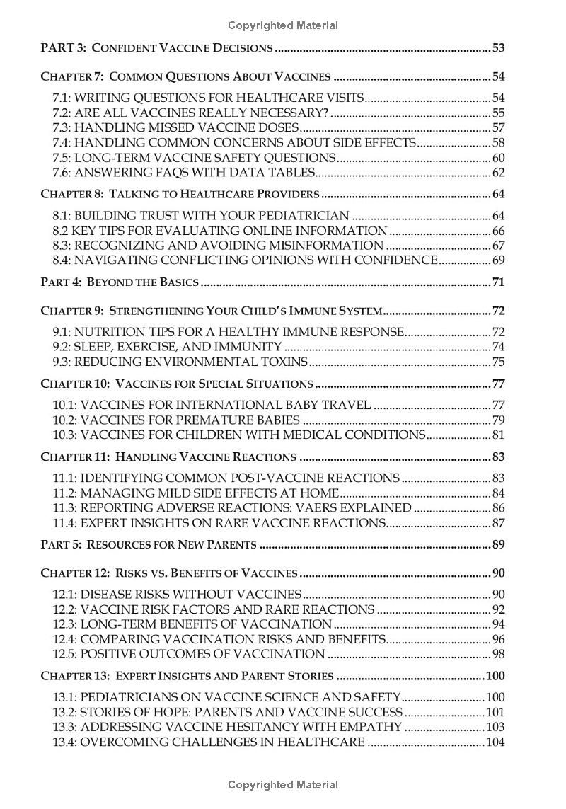 The New Parent’s Roadmap to Vaccines: Clear Answers and Simple Steps to Make Confident and Informed Decisions About Your Child’s Vaccines