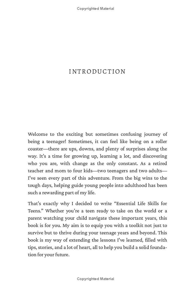 Essential Life Skills for Teens: Learn How to Set Goals, Manage Money, Navigate Social Media, Overcome Peer Pressure, and Build Independence