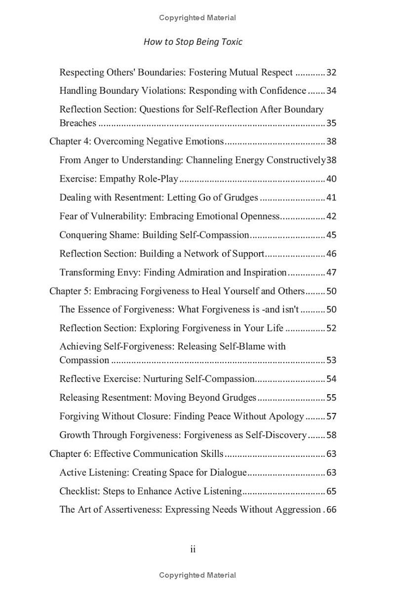 How to Stop Being Toxic: Practical Steps to Let Go of Toxic Patterns, Boost Emotional Intelligence, and Create Lasting Relationships