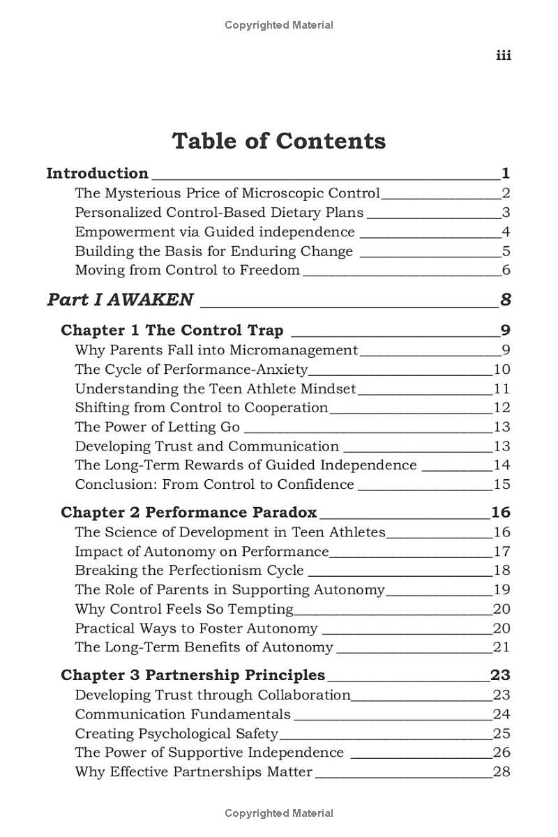 TEEN ATHLETE EXCELLENCE: A Parent’s Framework for Building Performance, Independence, and Confidence Without Micromanaging