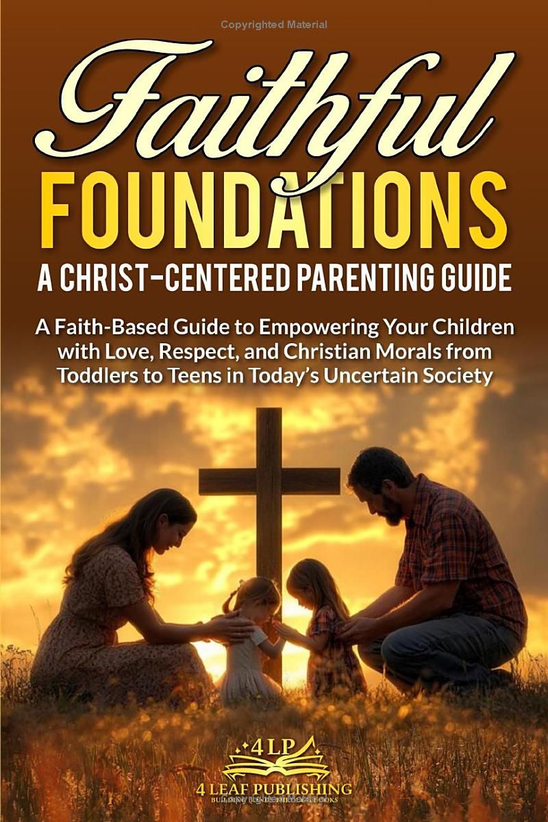 Faithful Foundations: A Christ-Centered Parenting Guide: A Faith-Based Guide to Empowering Your Children with Love, Respect, and Christian Morals from Toddlers to Teens in Today’s Uncertain Society