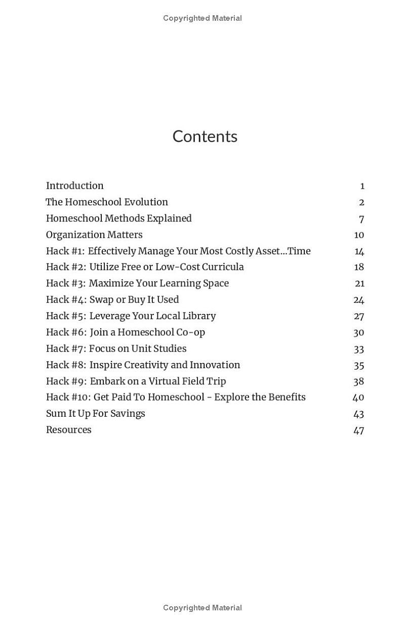 Budget-Friendly Homeschool Hacks: The First-Time Homeschooler’s Guide To Delivering A Rich Education Without Breaking The Bank in 10 Easy Steps